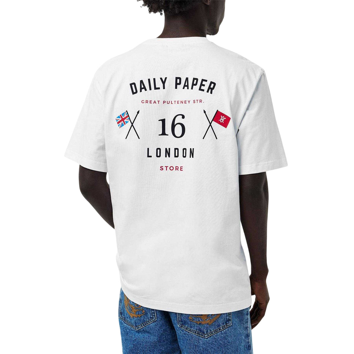 White - Lifestyle - Daily Paper Mens London Regular T-Shirt