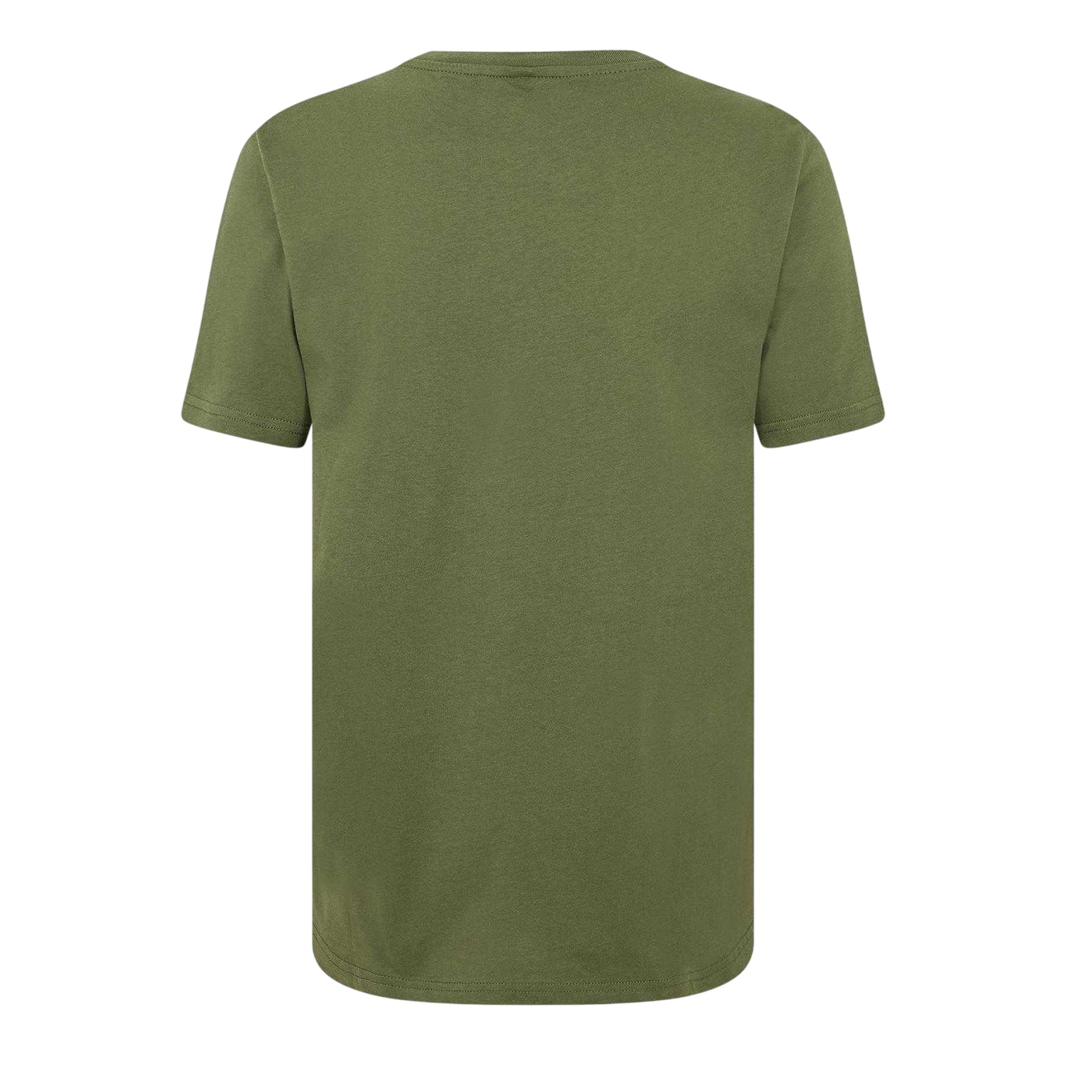 Green - Back - Moschino Mens Tape Taped Shoulders T-Shirt