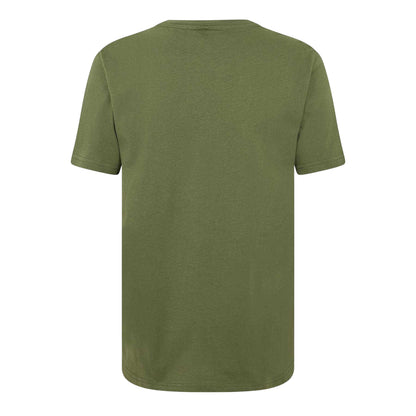 Green - Back - Moschino Mens Tape Taped Shoulders T-Shirt