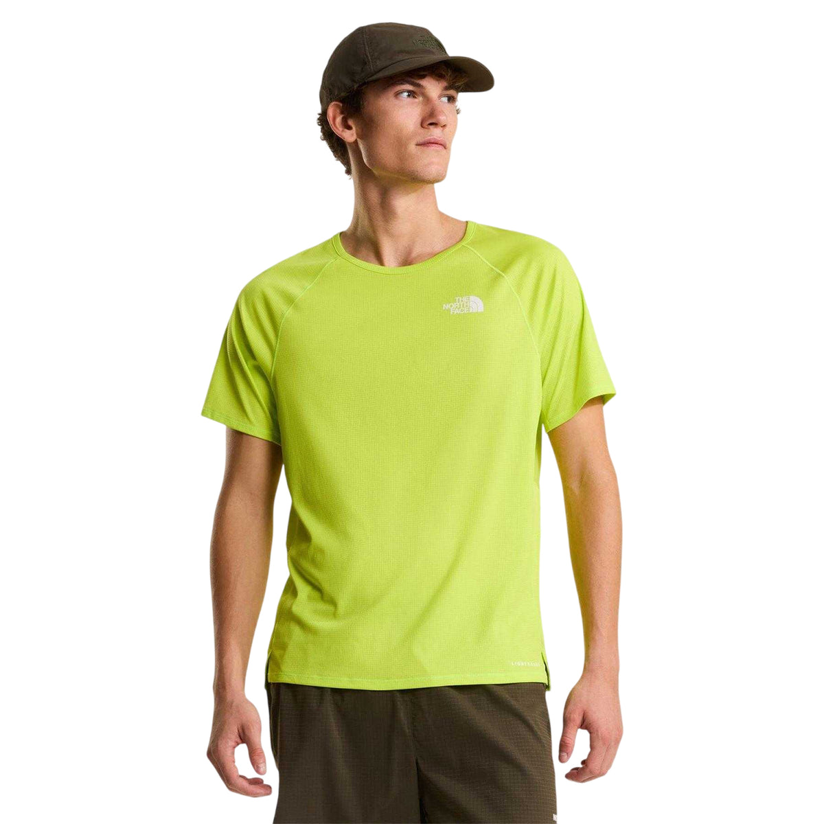 Lime - Side - The North Face Mens Sunriser T-Shirt