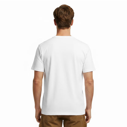 White - Lifestyle - Pretty Green Mens Abstract Logo T-Shirt