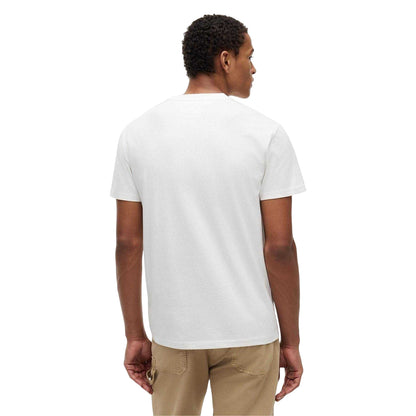 Ecru - Back - Tommy Jeans Mens Logo T-Shirt