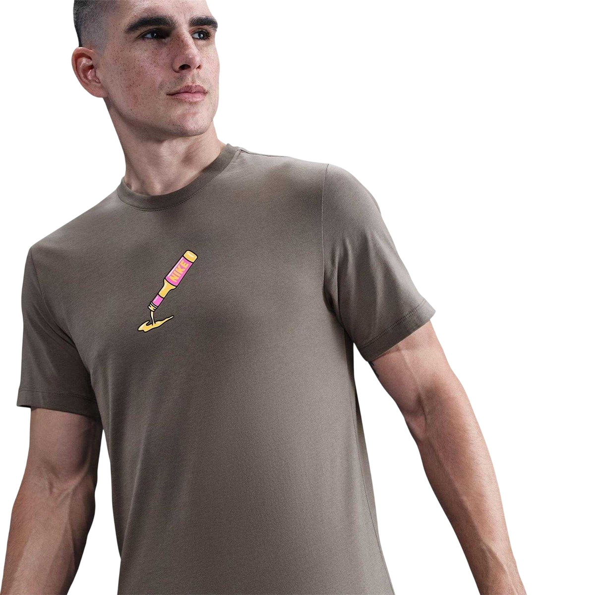 Stone - Side - Nike Mens Bottle T-Shirt