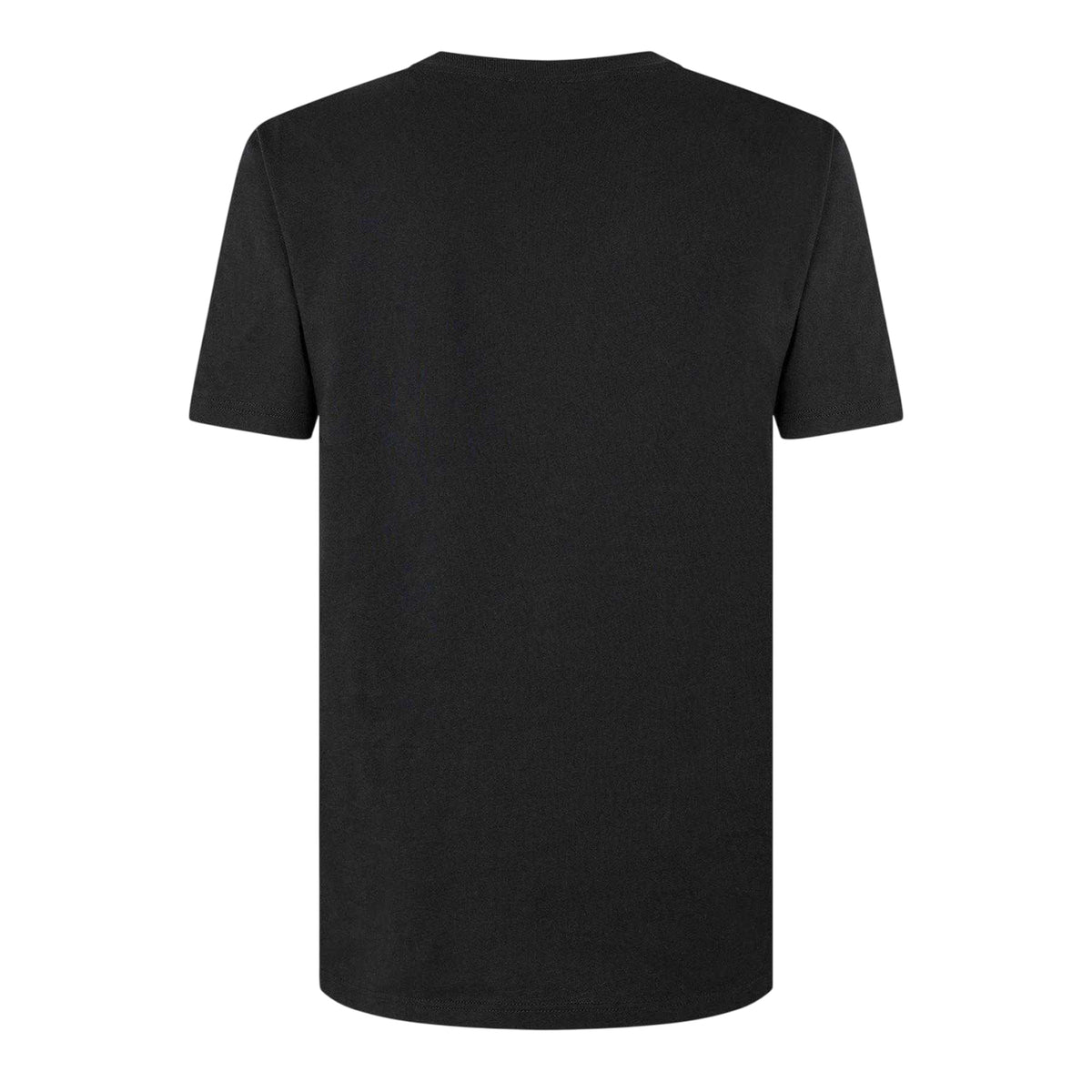 Black - Back - Moschino Mens Tape Regular T-Shirt