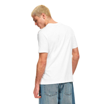 White - Lifestyle - Moschino Mens Tape Regular T-Shirt