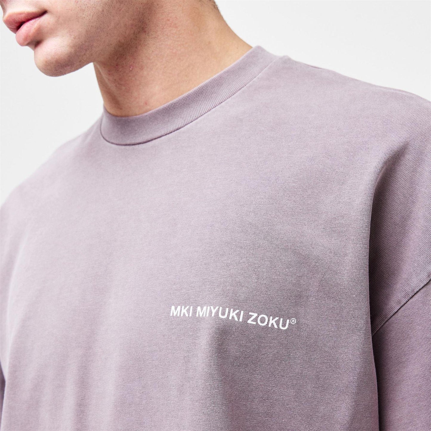 Raisin - Pack Shot - MKI MIYUKI ZOKU Mens Uniform Oversized T-Shirt