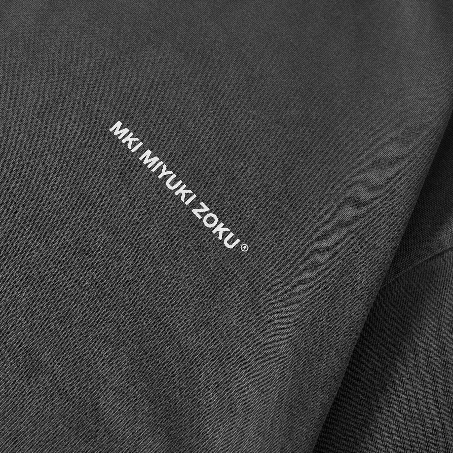 Pigment Black - Pack Shot - MKI MIYUKI ZOKU Mens Uniform Oversized T-Shirt