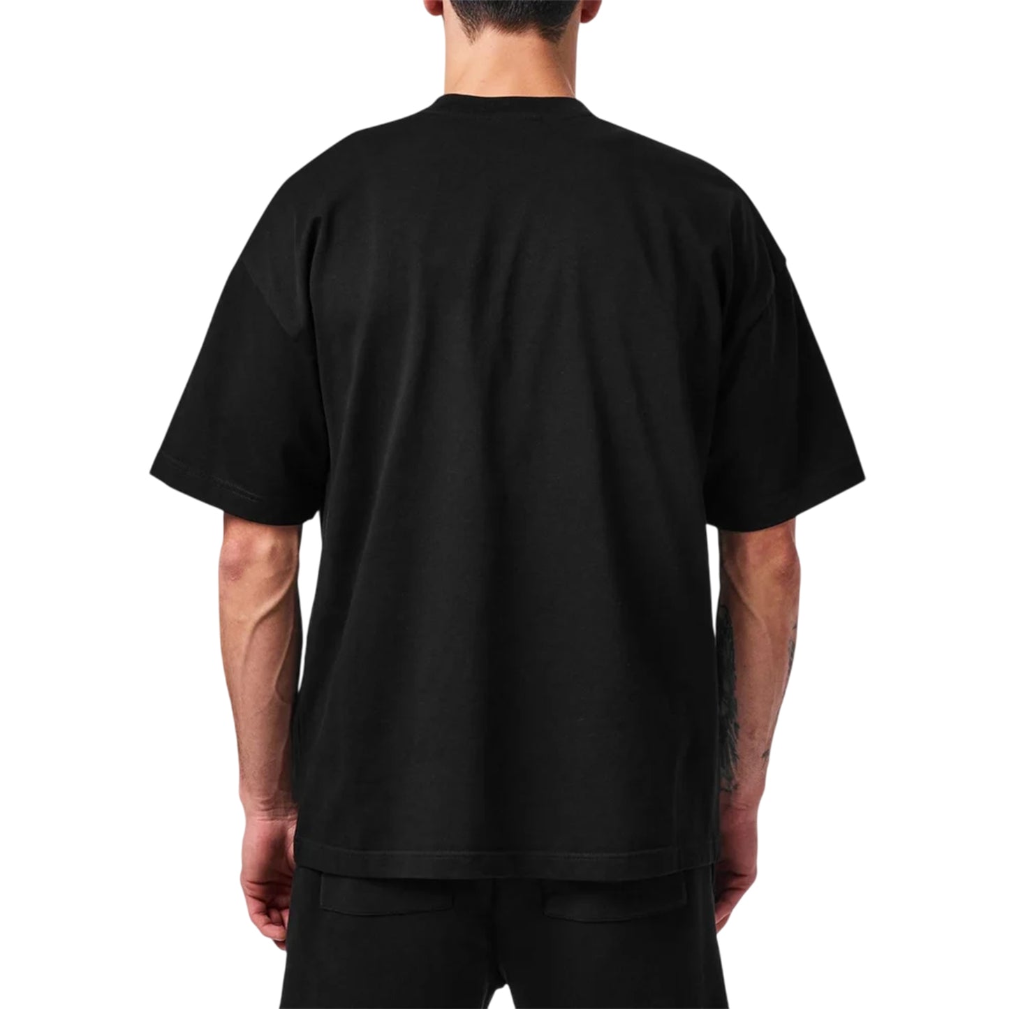Black - Lifestyle - MKI MIYUKI ZOKU Mens Uniform Oversized T-Shirt