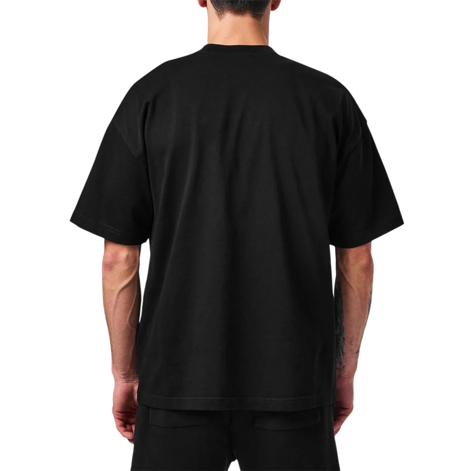 Black - Lifestyle - MKI MIYUKI ZOKU Mens Uniform Oversized T-Shirt
