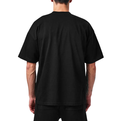 Black - Lifestyle - MKI MIYUKI ZOKU Mens Uniform Oversized T-Shirt