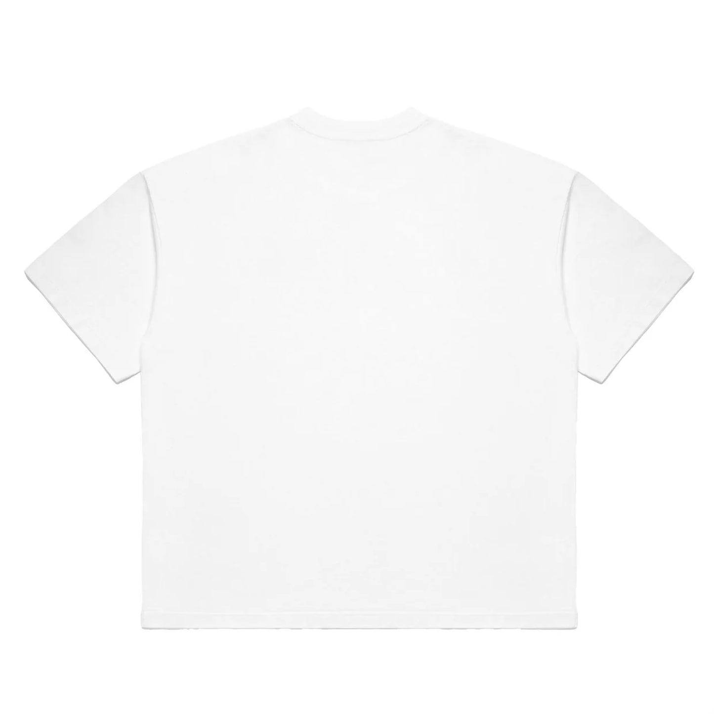 White - Back - MKI MIYUKI ZOKU Mens Uniform Oversized T-Shirt