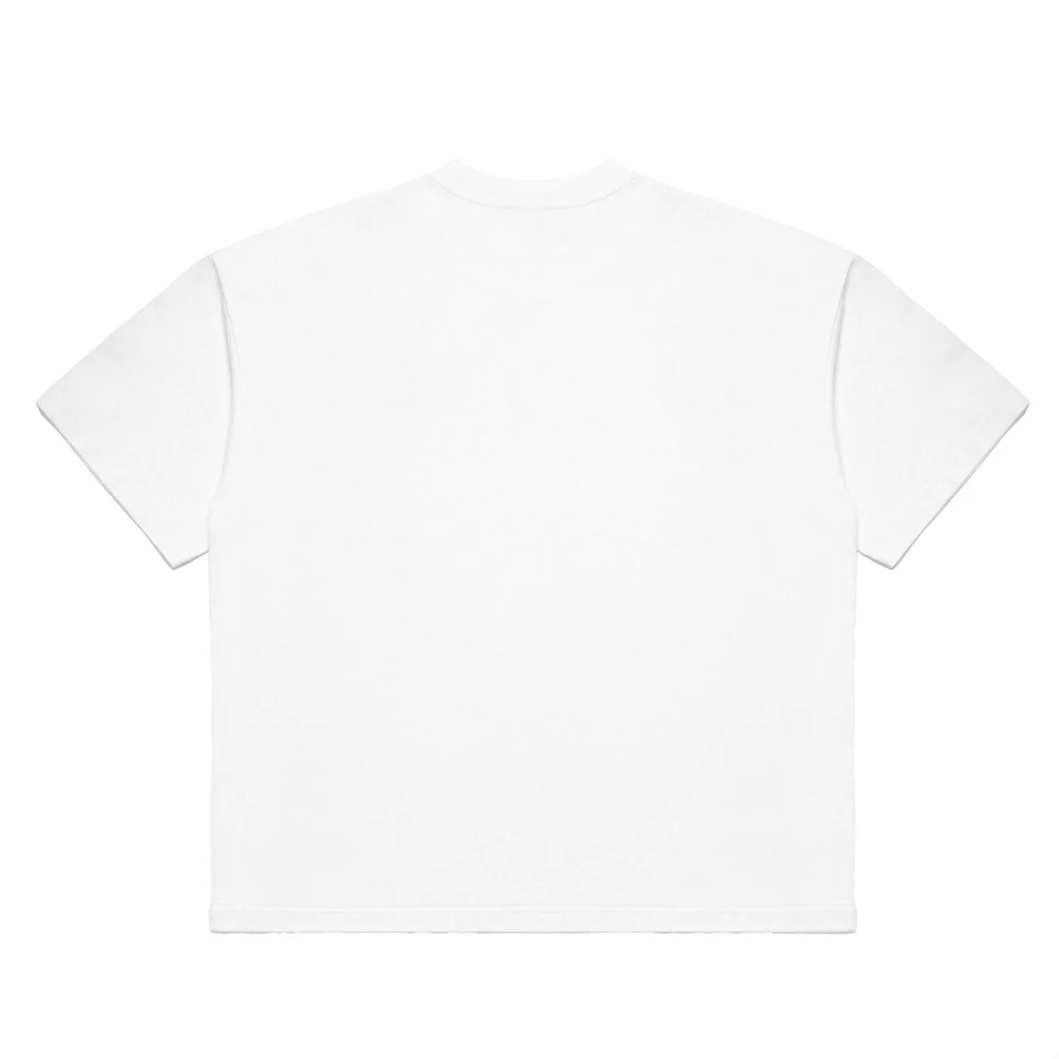 White - Back - MKI MIYUKI ZOKU Mens Uniform Oversized T-Shirt