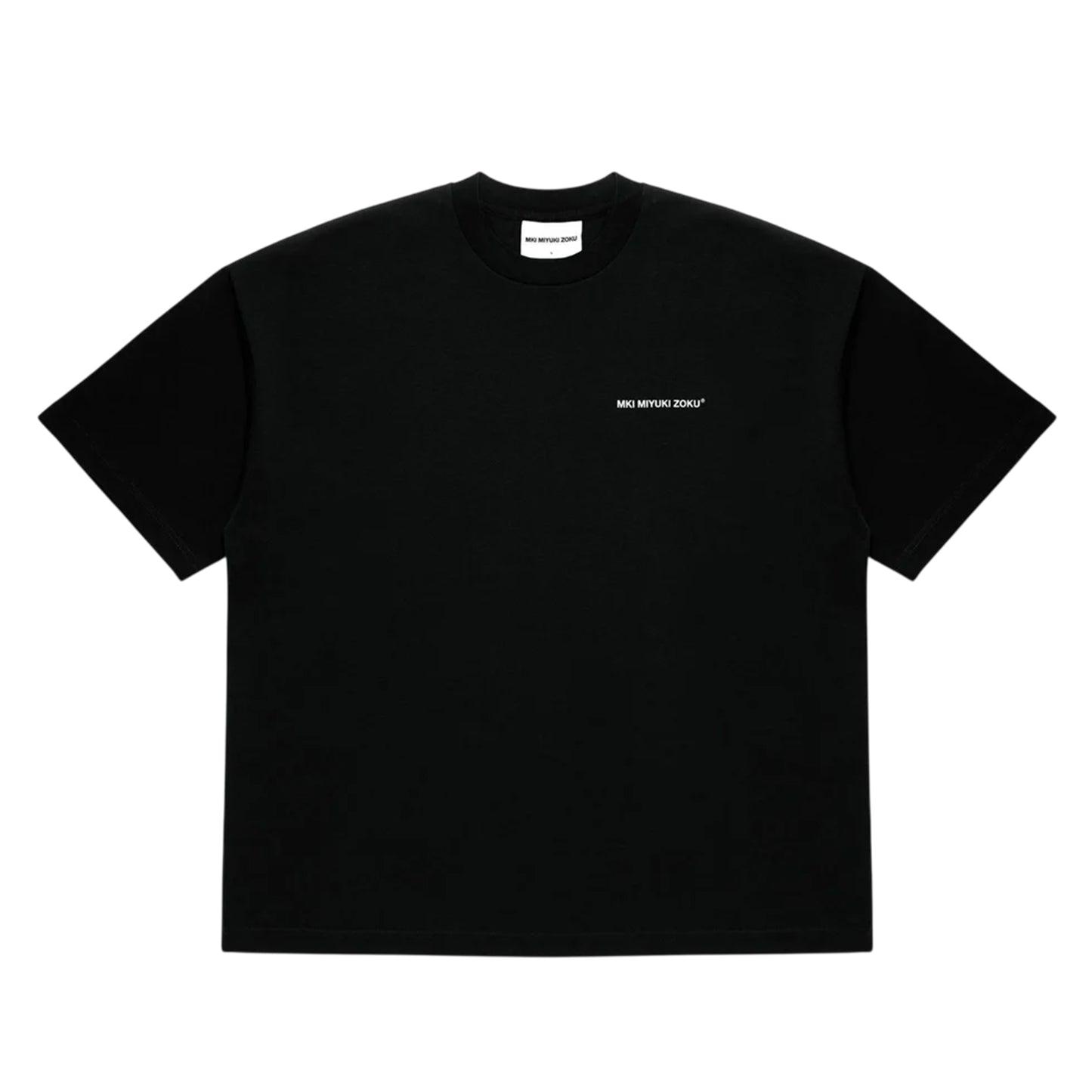 Black - Front - MKI MIYUKI ZOKU Mens Uniform Oversized T-Shirt