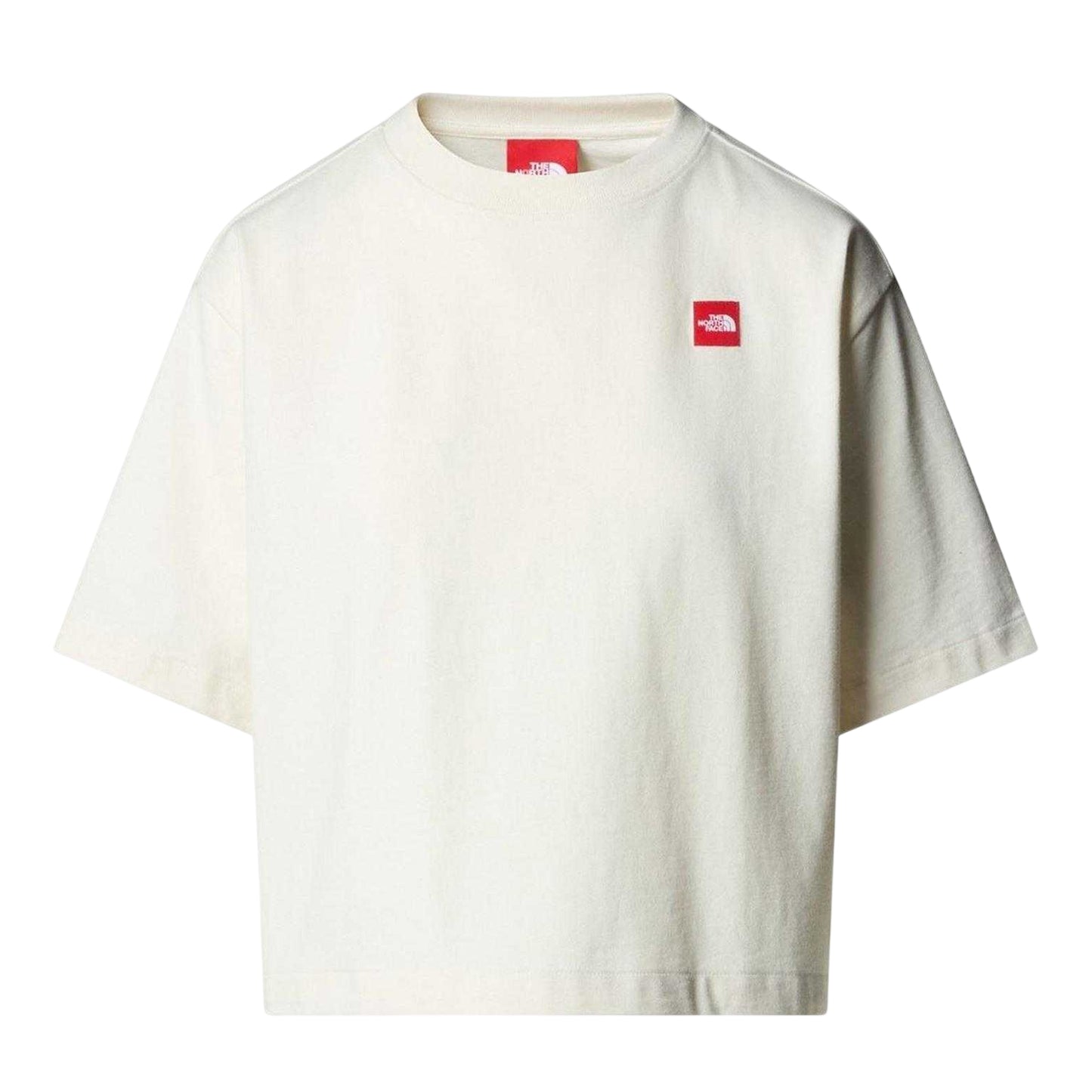 White - Front - The North Face Womens-Ladies Box Logo Boxy T-Shirt