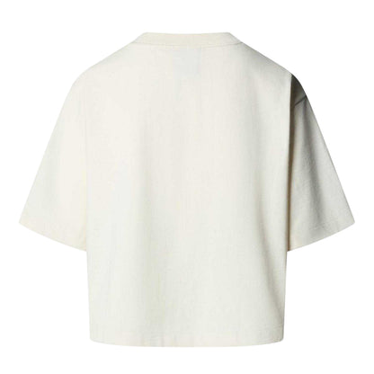 White - Back - The North Face Womens-Ladies Box Logo Boxy T-Shirt