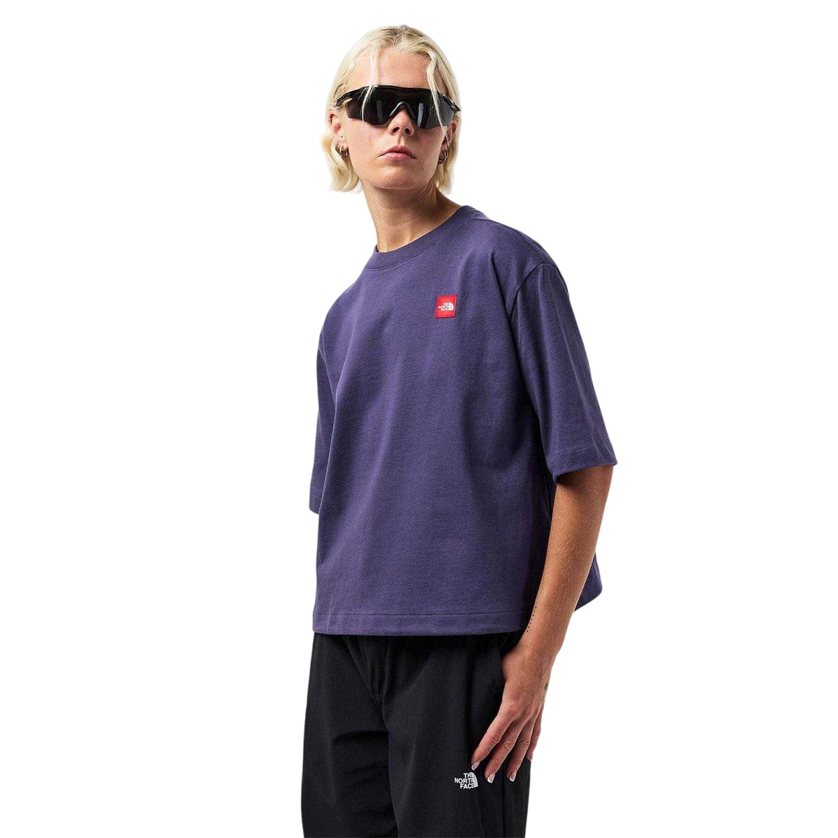 Eternal Dark - Side - The North Face Womens-Ladies Box Logo Boxy T-Shirt
