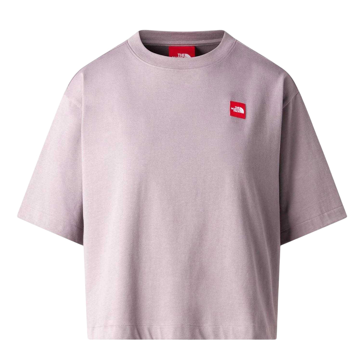 Grey - Front - The North Face Womens-Ladies Box Logo Boxy T-Shirt