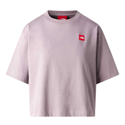 Grey - Front - The North Face Womens-Ladies Box Logo Boxy T-Shirt