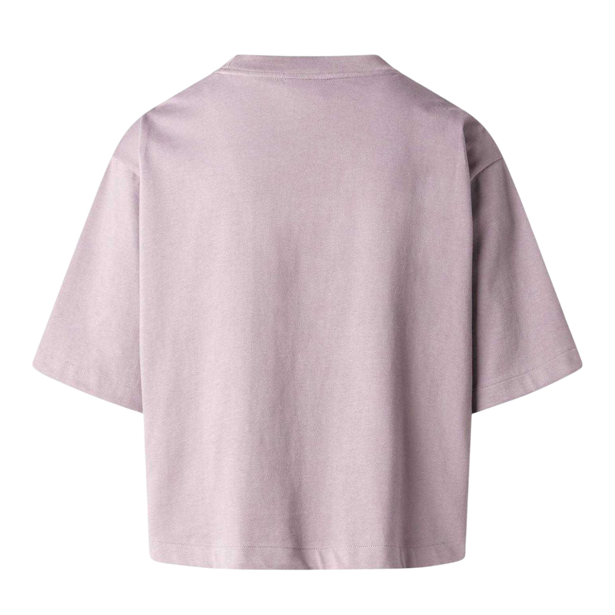 Grey - Back - The North Face Womens-Ladies Box Logo Boxy T-Shirt