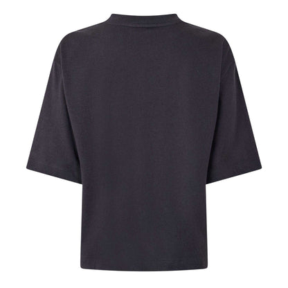 Obsidian Blue - Back - The North Face Womens-Ladies Box Logo Boxy T-Shirt