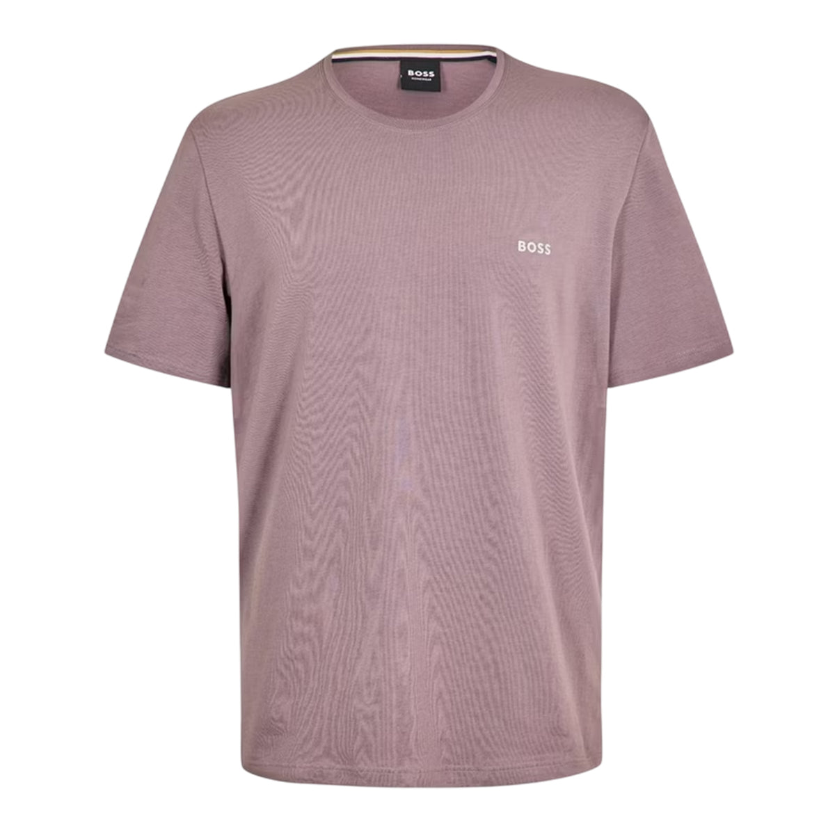 Purple - Front - Boss Mens Logo Regular T-Shirt