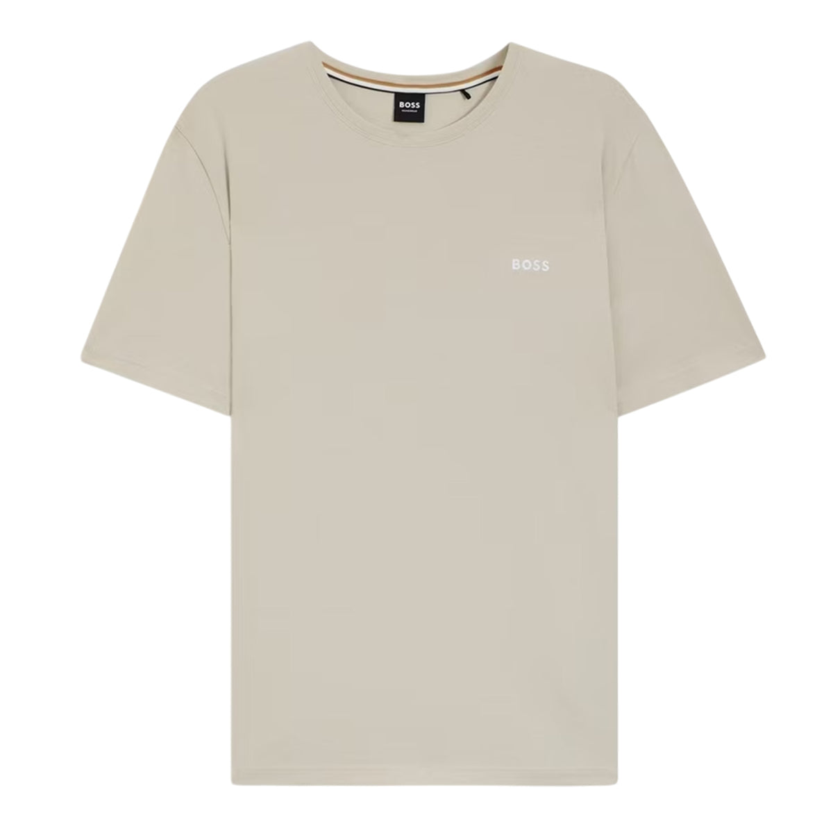 Light Grey - Front - Boss Mens Logo Regular T-Shirt