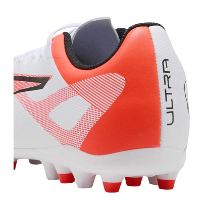 Puma White - Back - Puma Mens Ultra 5 Play Firm Ground Football Boots