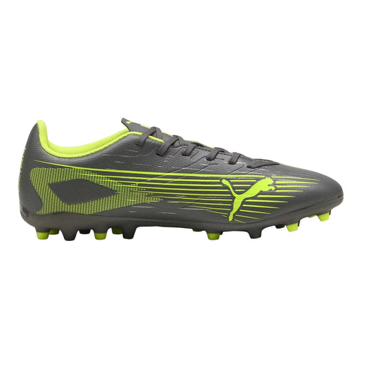 Matted Silver - Front - Puma Mens Ultra 5 Play Firm Ground Football Boots