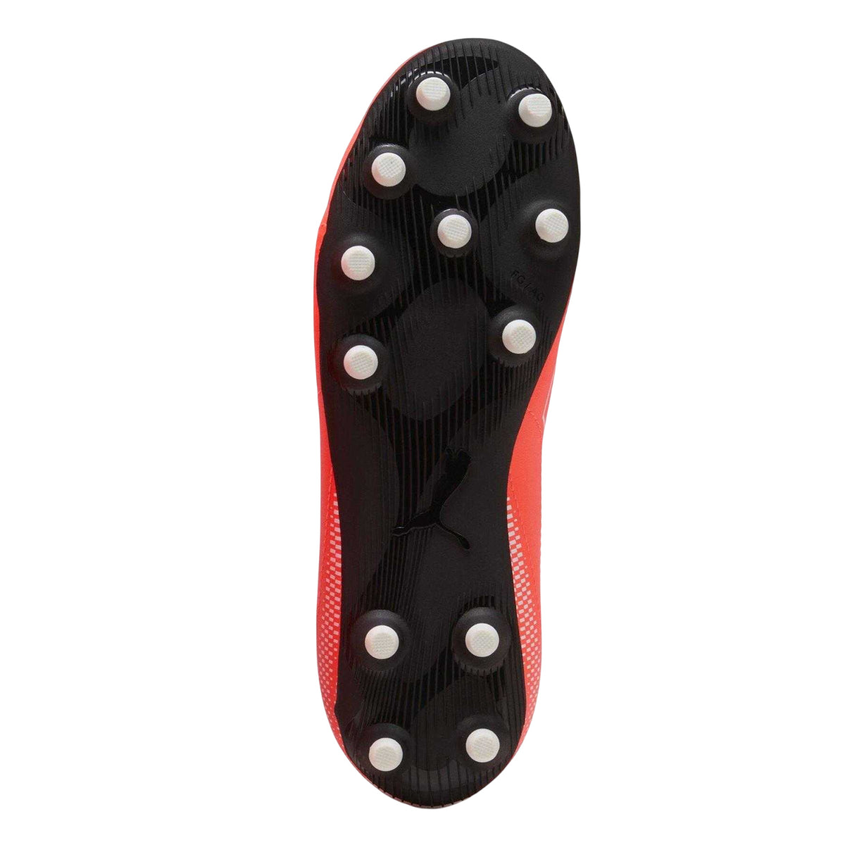 Glowing Red - Pack Shot - Puma Childrens-Kids Vitoria Firm Ground Football Boots