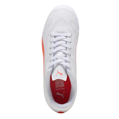 White-Glowing Red - Lifestyle - Puma Childrens-Kids Vitoria Firm Ground Football Boots