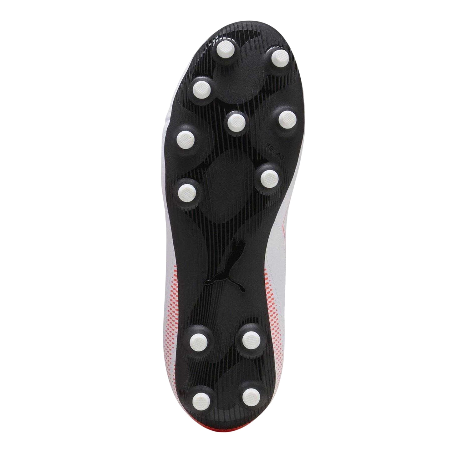 White-Glowing Red - Pack Shot - Puma Childrens-Kids Vitoria Firm Ground Football Boots