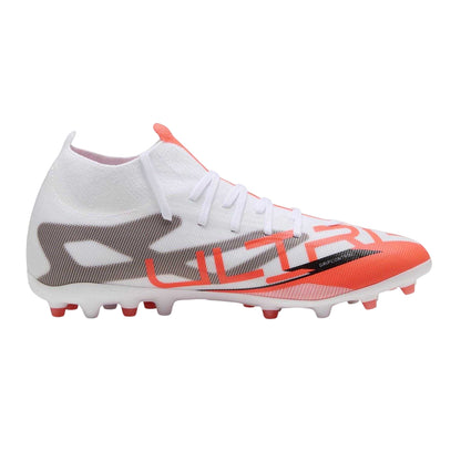 Puma White - Front - Puma Mens Ultra 5 Match+ Firm Ground Football Boots