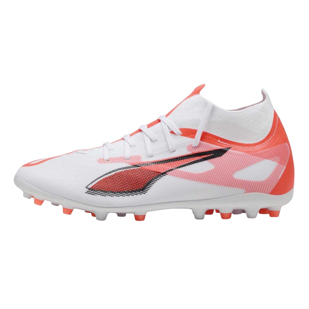 Puma White - Side - Puma Mens Ultra 5 Match+ Firm Ground Football Boots