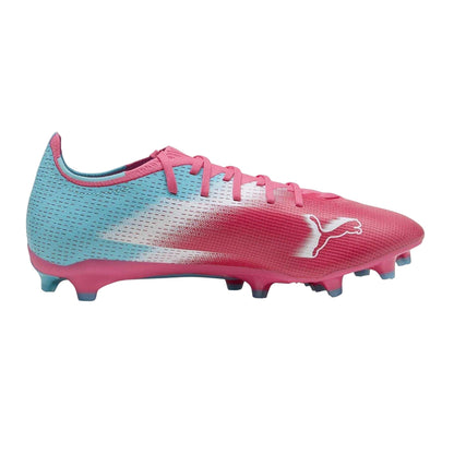 Pink-Blue - Front - Puma Mens Ultra Match Firm Ground Football Boots