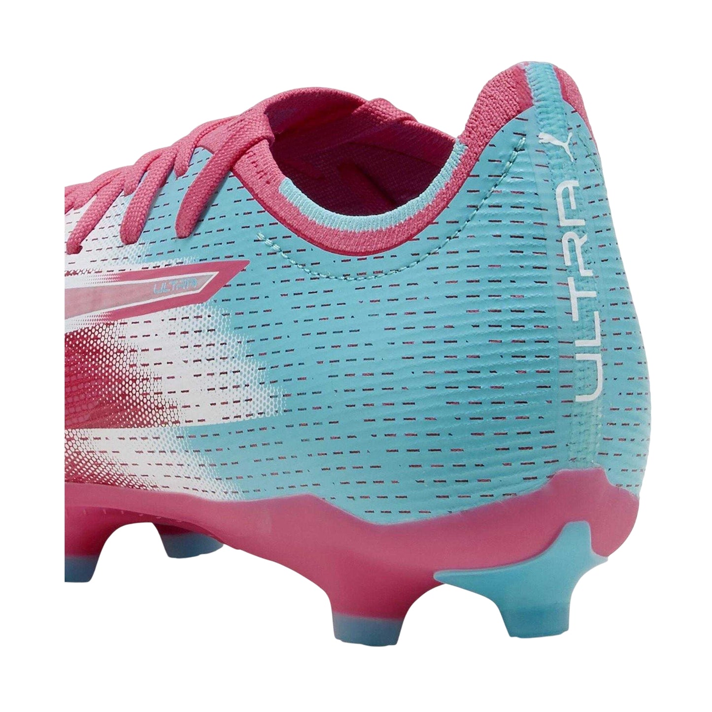 Pink-Blue - Back - Puma Mens Ultra Match Firm Ground Football Boots