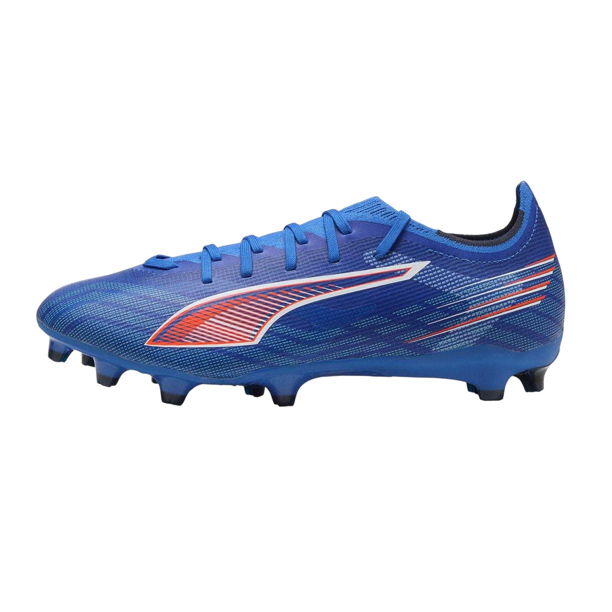 Blue-White - Side - Puma Mens Ultra Match Firm Ground Football Boots