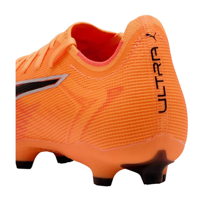 Orange-Black - Back - Puma Mens Ultra Match Firm Ground Football Boots