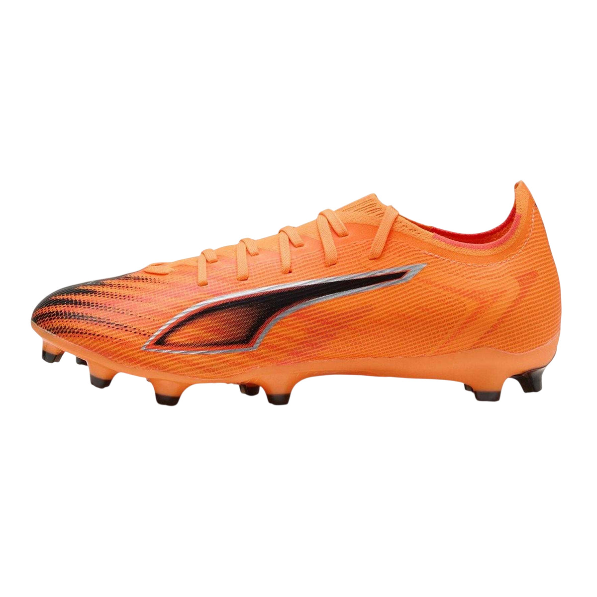 Orange-Black - Side - Puma Mens Ultra Match Firm Ground Football Boots