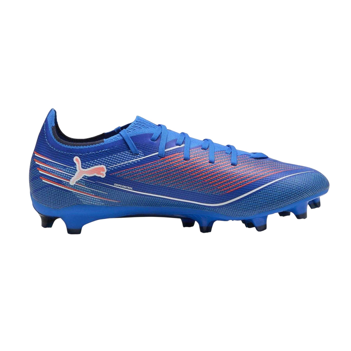 Blue-White - Front - Puma Mens Ultra Match Firm Ground Football Boots