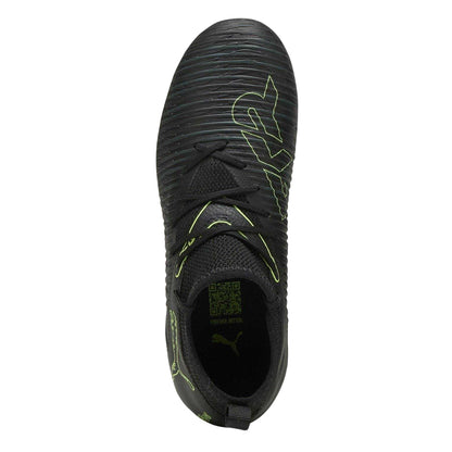 Black-Green - Lifestyle - Puma Childrens-Kids Future 8 Match Firm Ground Football Boots