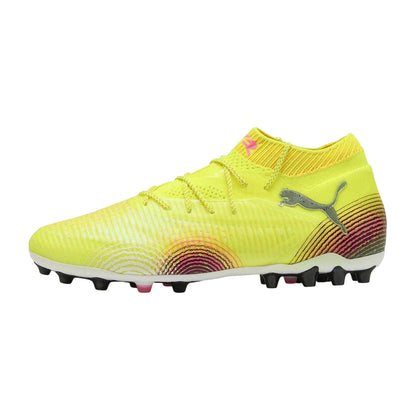 Yellow - Side - Puma Mens Future 8 Ultimate Lace Up Firm Ground Football Boots