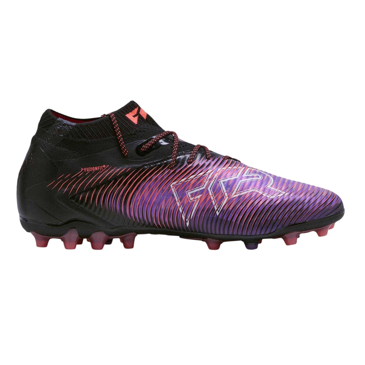Puma Black - Front - Puma Mens Future 8 Ultimate Lace Up Firm Ground Football Boots