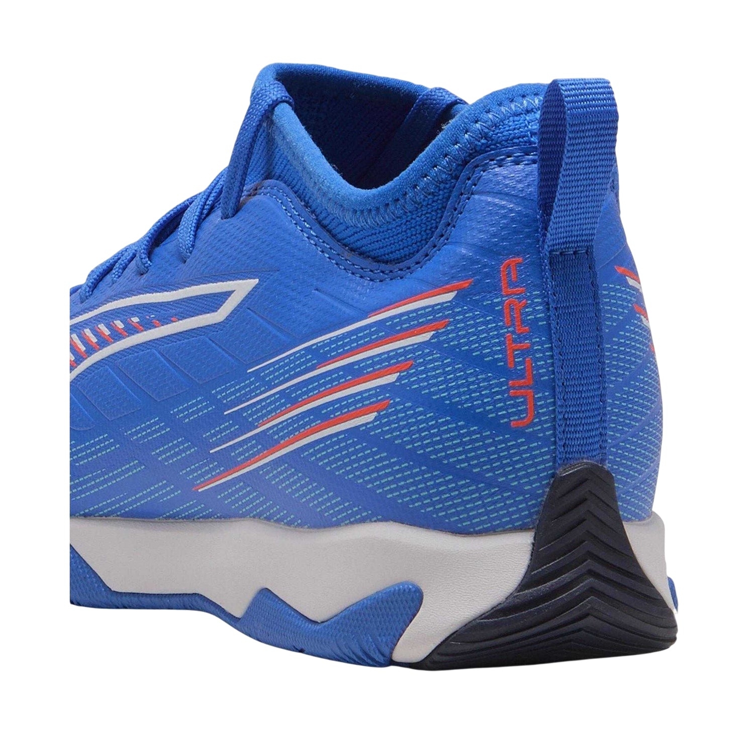 Blue-White-Red - Back - Puma Childrens-Kids Ultra 6 Match Indoor Football Shoes