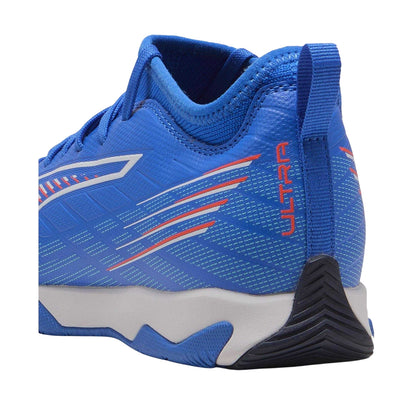Blue-White-Red - Back - Puma Childrens-Kids Ultra 6 Match Indoor Football Shoes