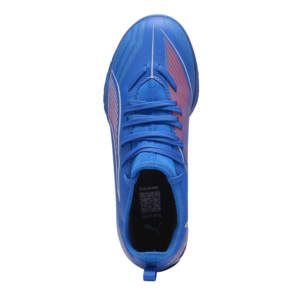 Blue-White-Red - Lifestyle - Puma Childrens-Kids Ultra 6 Match Indoor Football Shoes