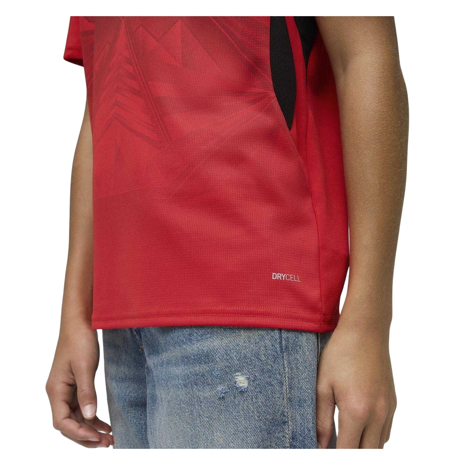 Red-White - Pack Shot - Puma Childrens-Kids World Cup 2026 Egyptian Football Shirt