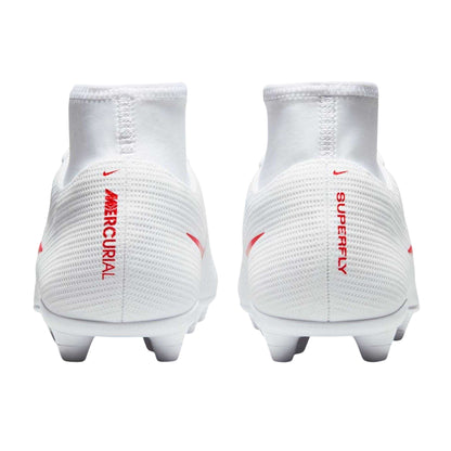 White-Red - Back - Nike Mens Superfly 11 Club High-top Firm Ground Football Boots