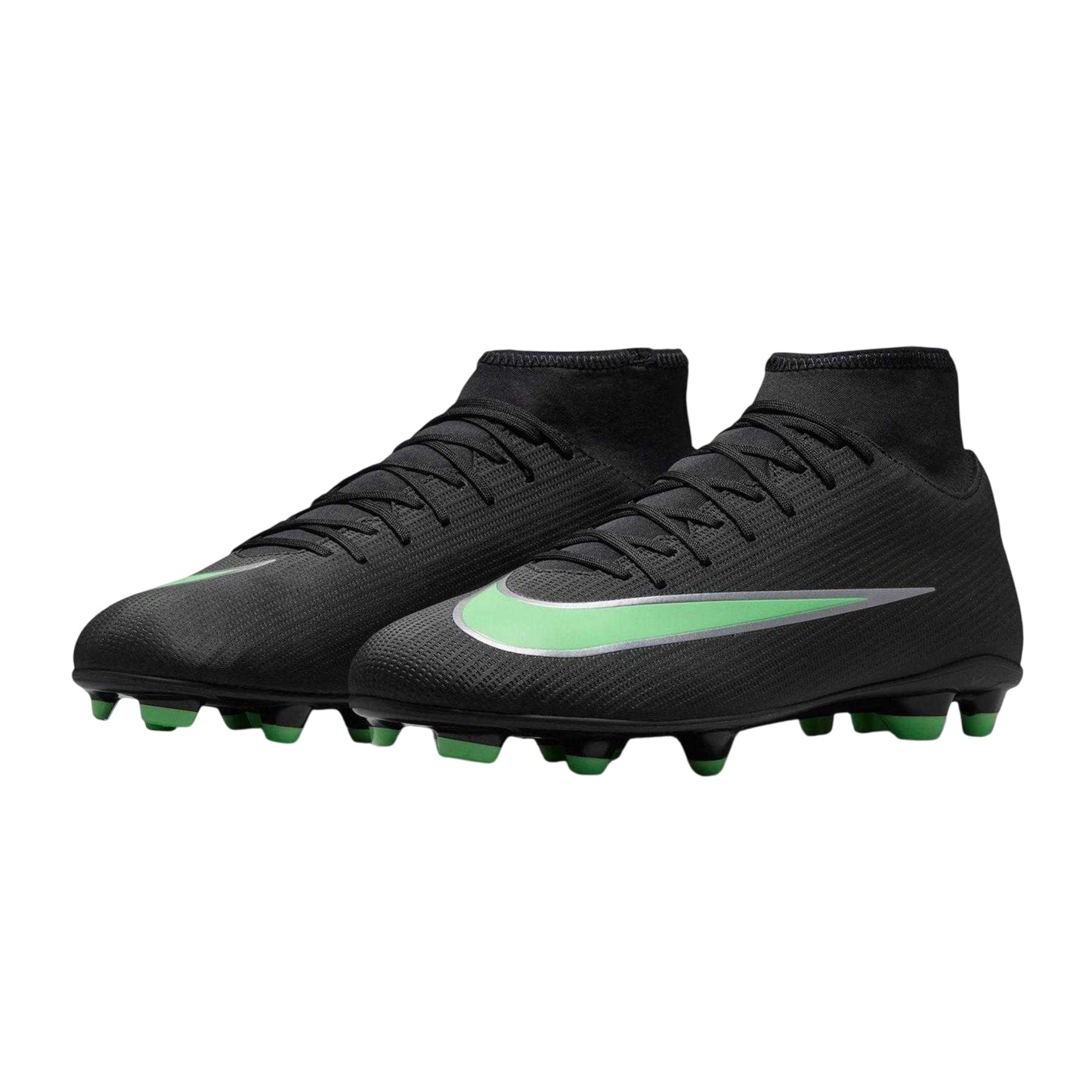Black-Green - Lifestyle - Nike Mens Superfly 11 Club High-top Firm Ground Football Boots