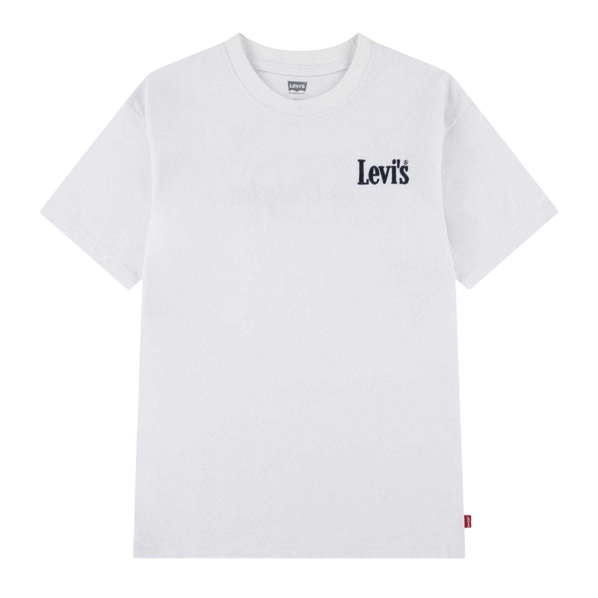 White - Front - Levis Childrens-Kids Aquatic Lounge Graphic Print T-Shirt