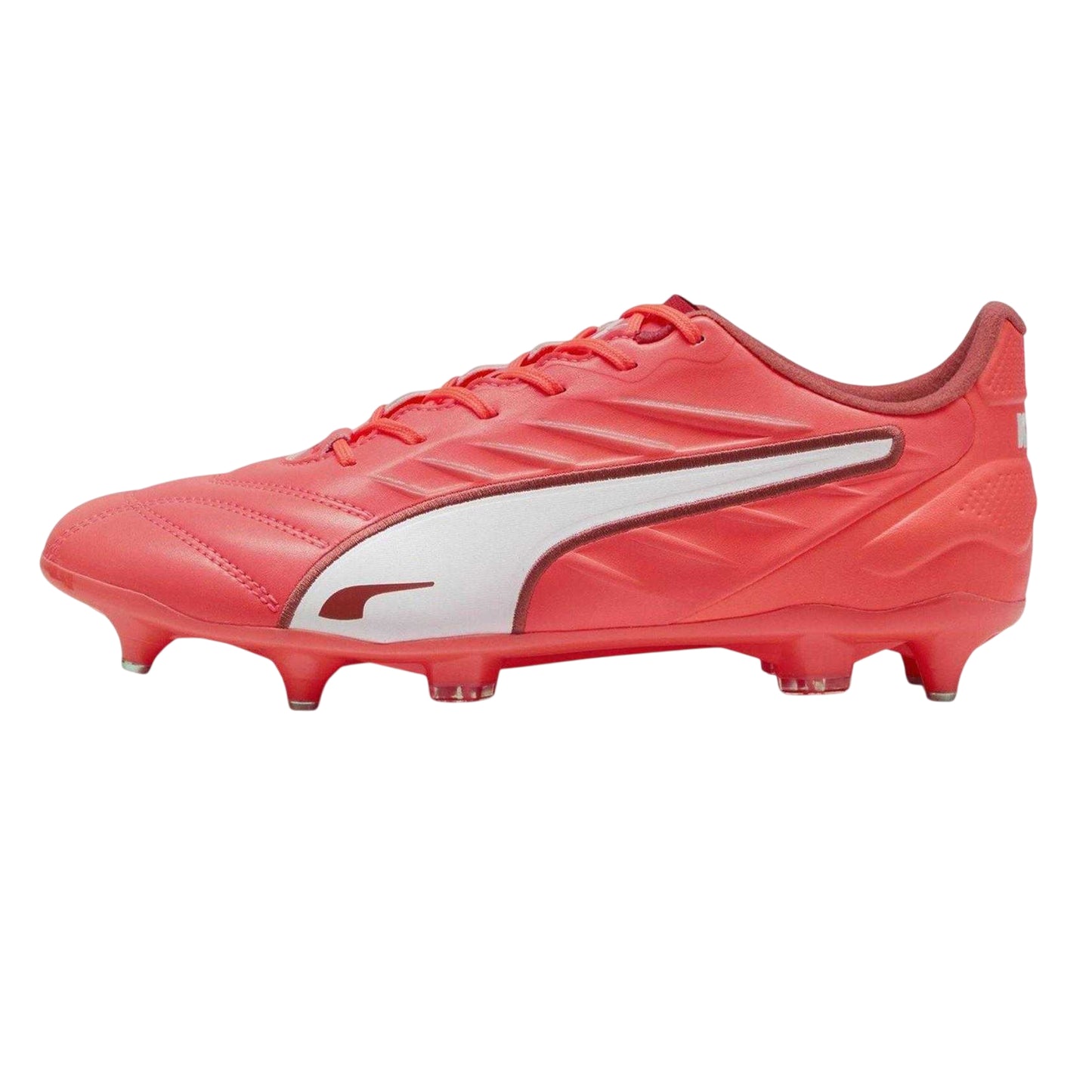Glowing Red - Side - Puma Mens King Pro Soft Ground Football Boots